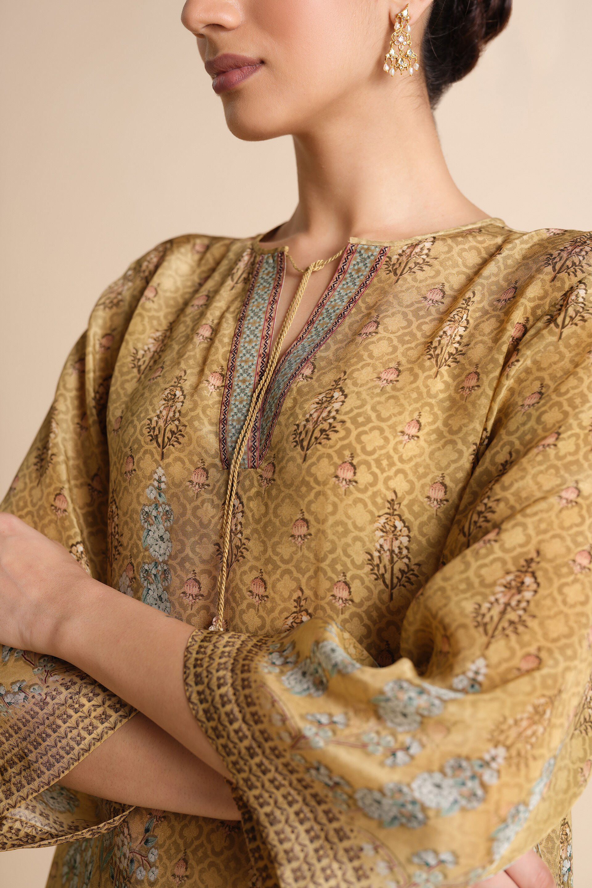 Acajou Kurta Set - Yellow, Yellow, image 6